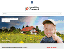 Tablet Screenshot of immobilien-garvert.de
